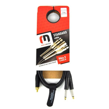 RED'S kabel audio AU1430BX 2x Rca/2x Jack 6,3 mono - 3m